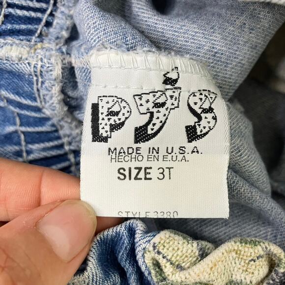 Vintage PJs Denim Jeans Size 3T Tapestry 80s 90s Made in USA - Picture 6 of 7